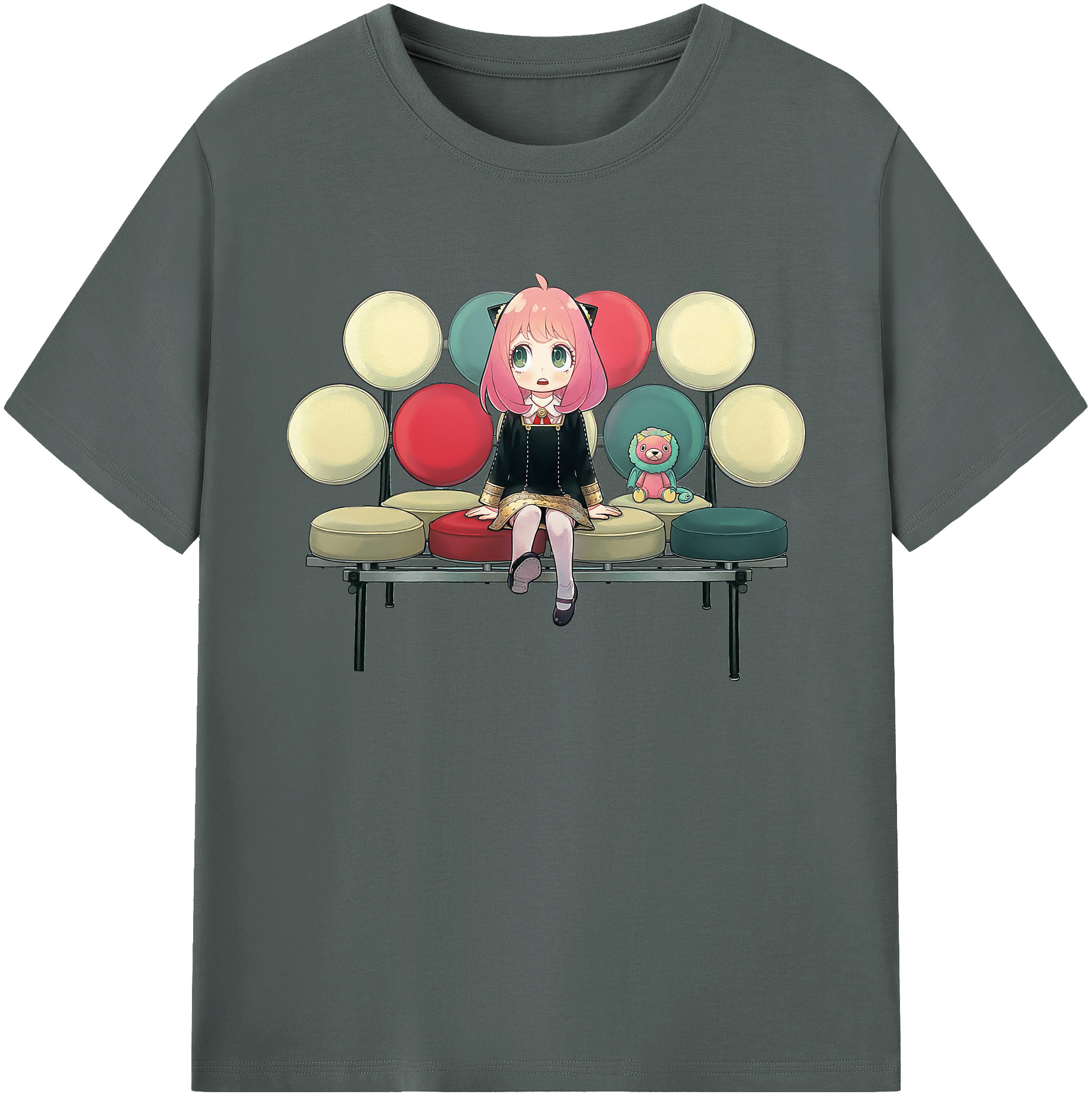 （画像用） SPY×FAMILY间谍家家酒 綿100％ メンズ半袖Tシャツ｜肌触りやわらか＆通気性